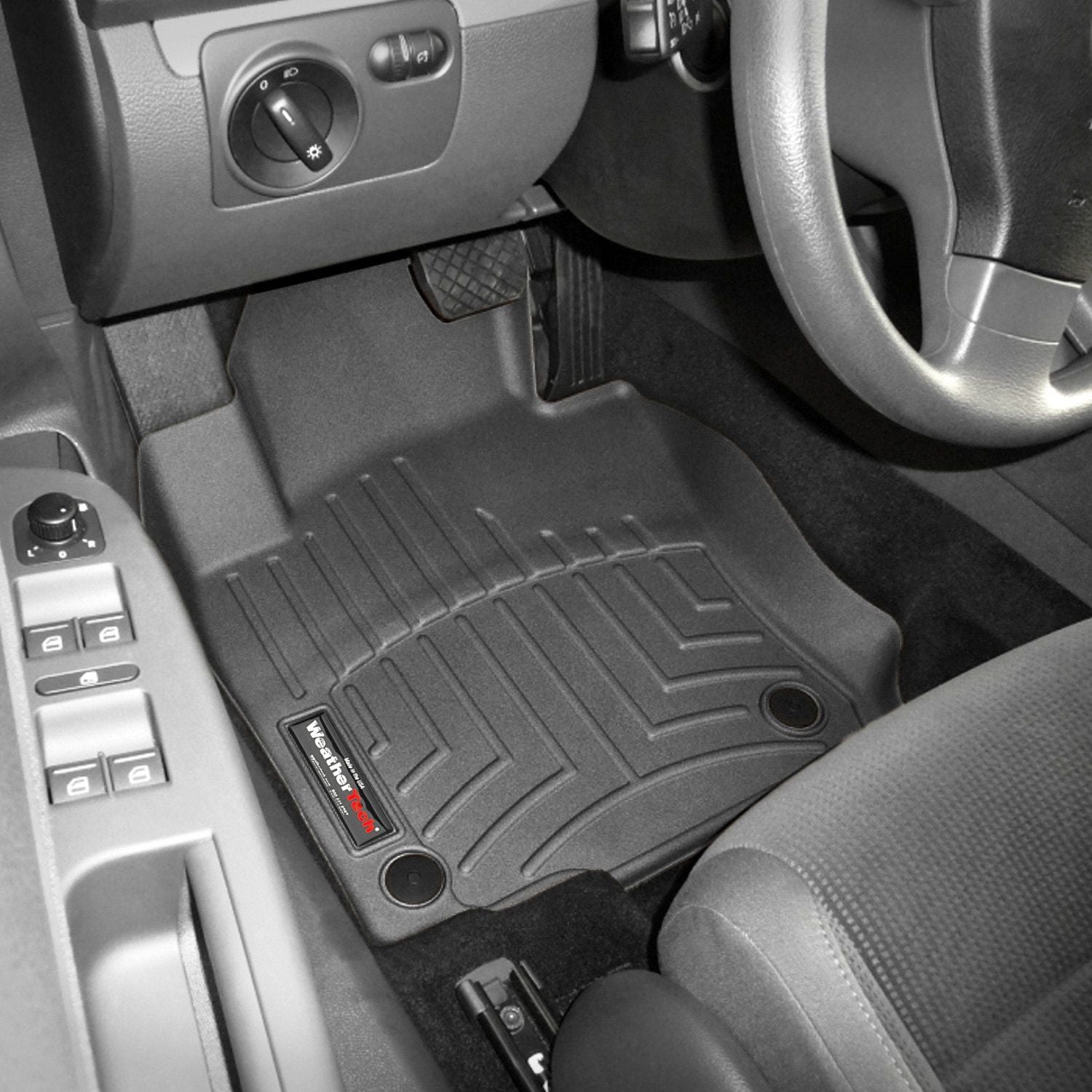 Weathertech® • 442691 • FloorLiner • Molded Floor Liners • Black • First Row