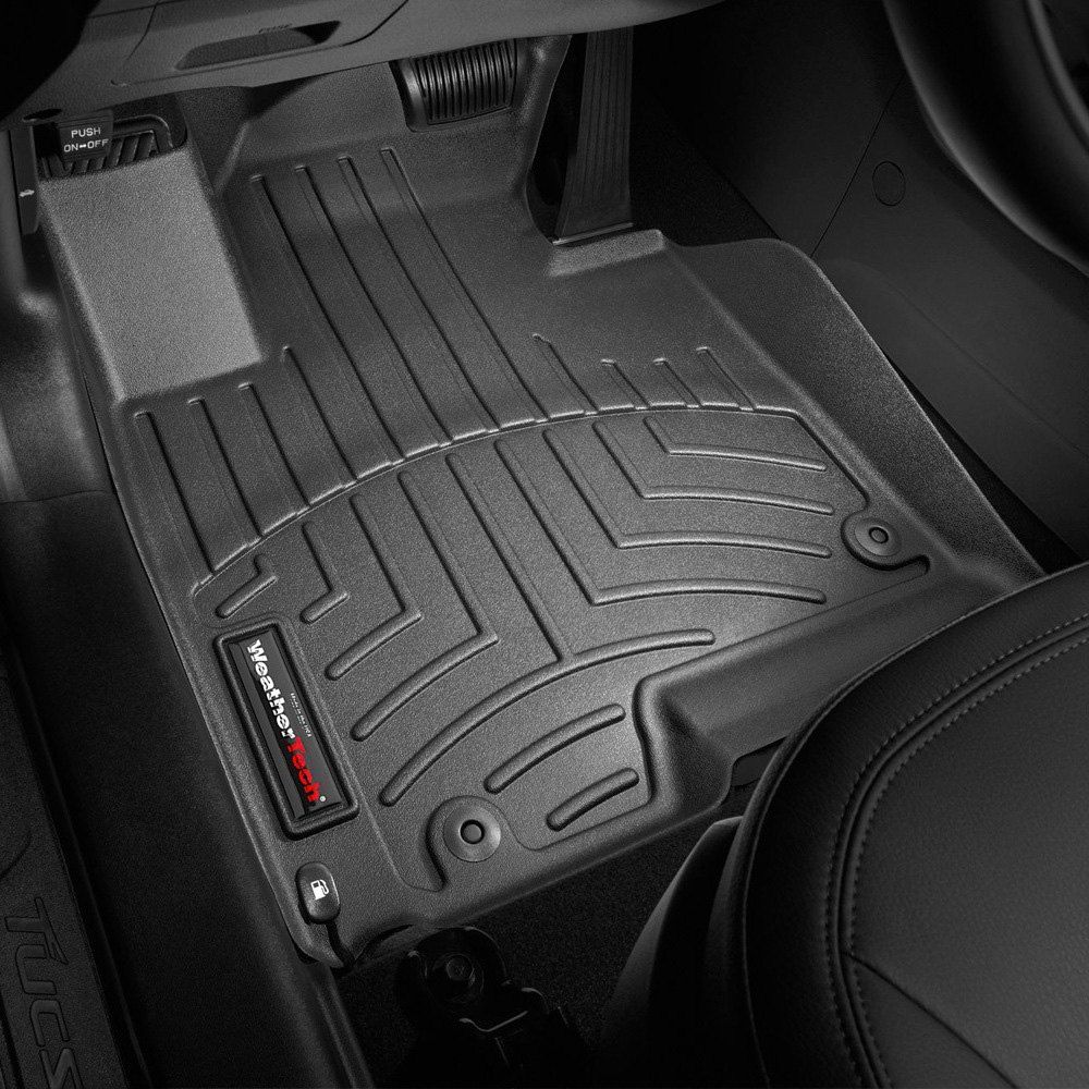 Weathertech® • 442921 • FloorLiner • Molded Floor Liners • Black • First Row