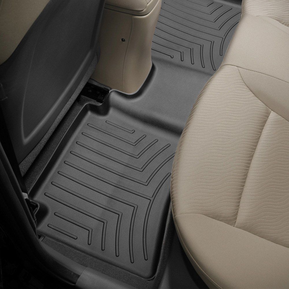 Weathertech® • 443402 • FloorLiner • Molded Floor Liners • Black • Second Row