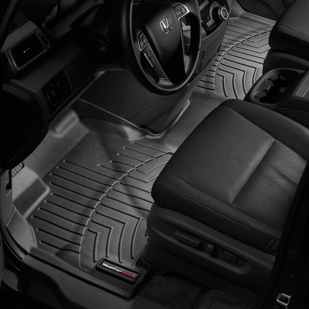 Weathertech® • 443471 • FloorLiner • Molded Floor Liners • Black • First Row