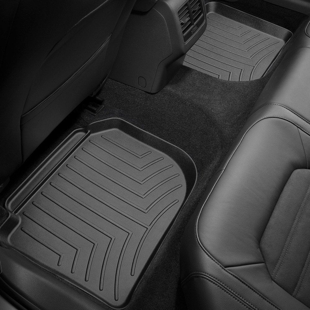 Weathertech® • 443842 • FloorLiner • Molded Floor Liners • Black • Second Row