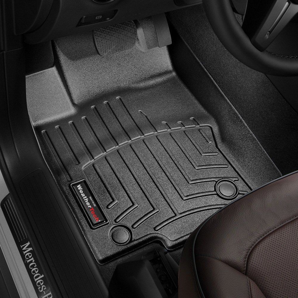 Weathertech® • 444011 • FloorLiner • Molded Floor Liners • Black • First Row