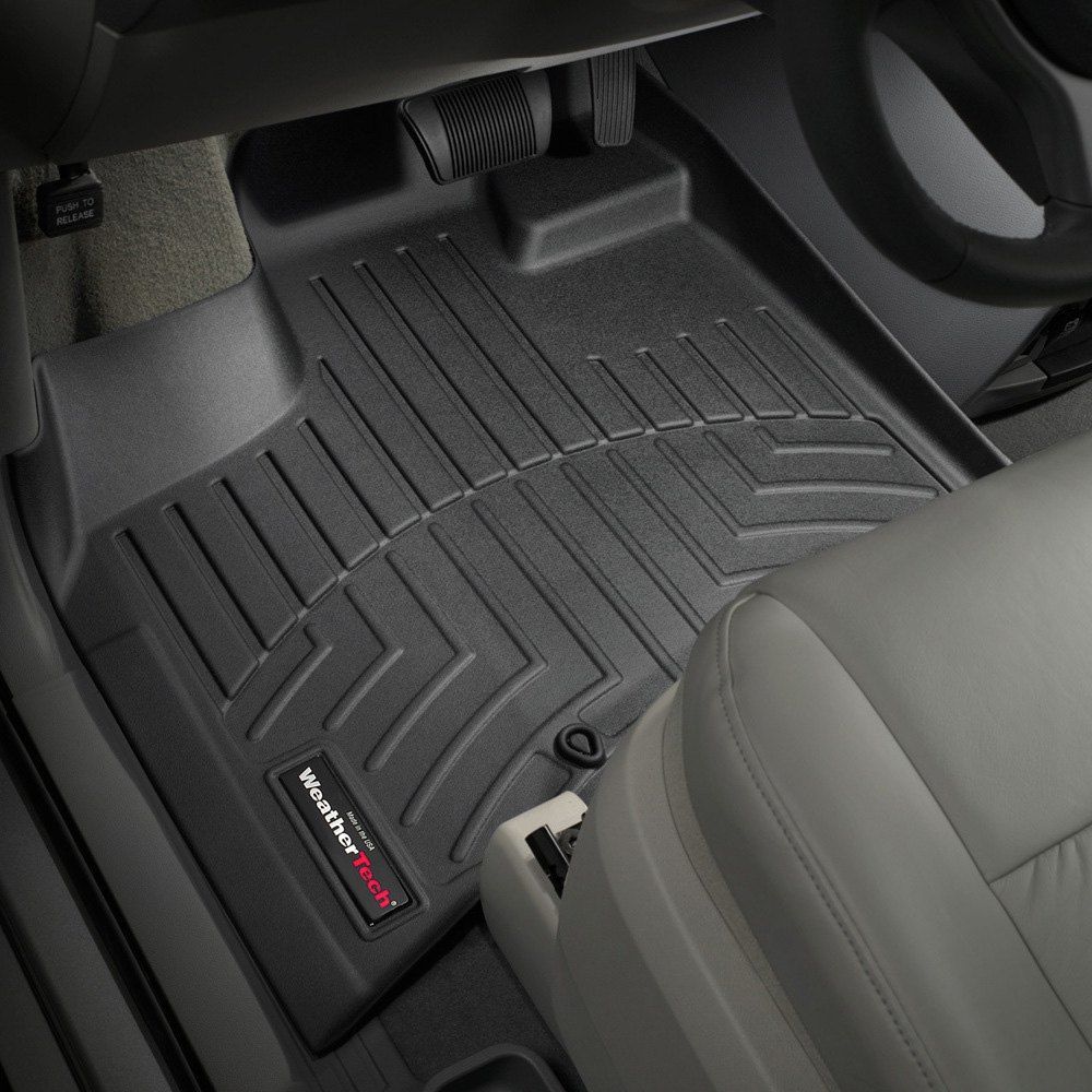 Weathertech® • 444211 • FloorLiner • Molded Floor Liners • Black • First Row