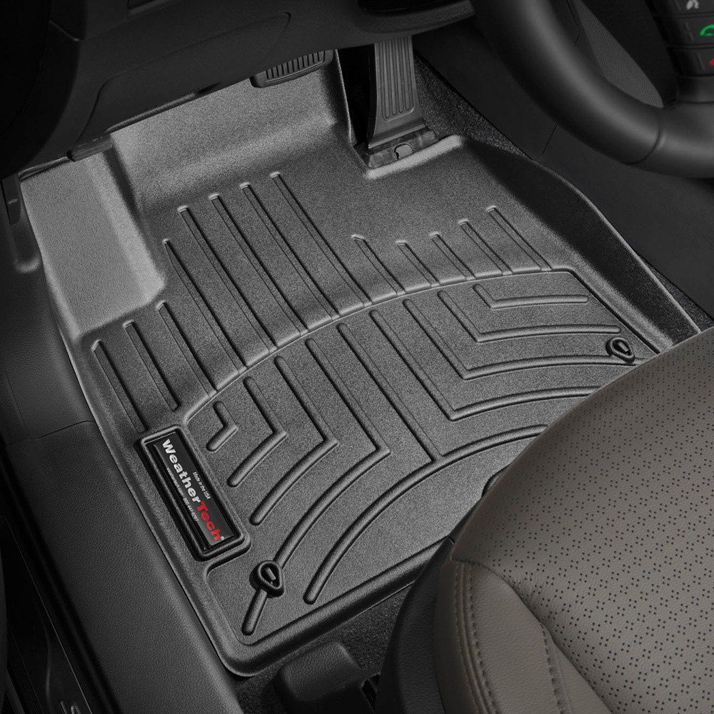 Weathertech® • 444401 • FloorLiner • Molded Floor Liners • Black • First Row