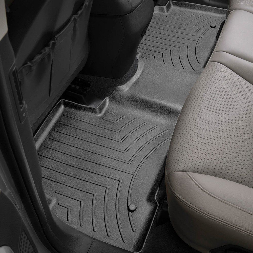 Weathertech® • 444402 • FloorLiner • Molded Floor Liners • Black • Second Row