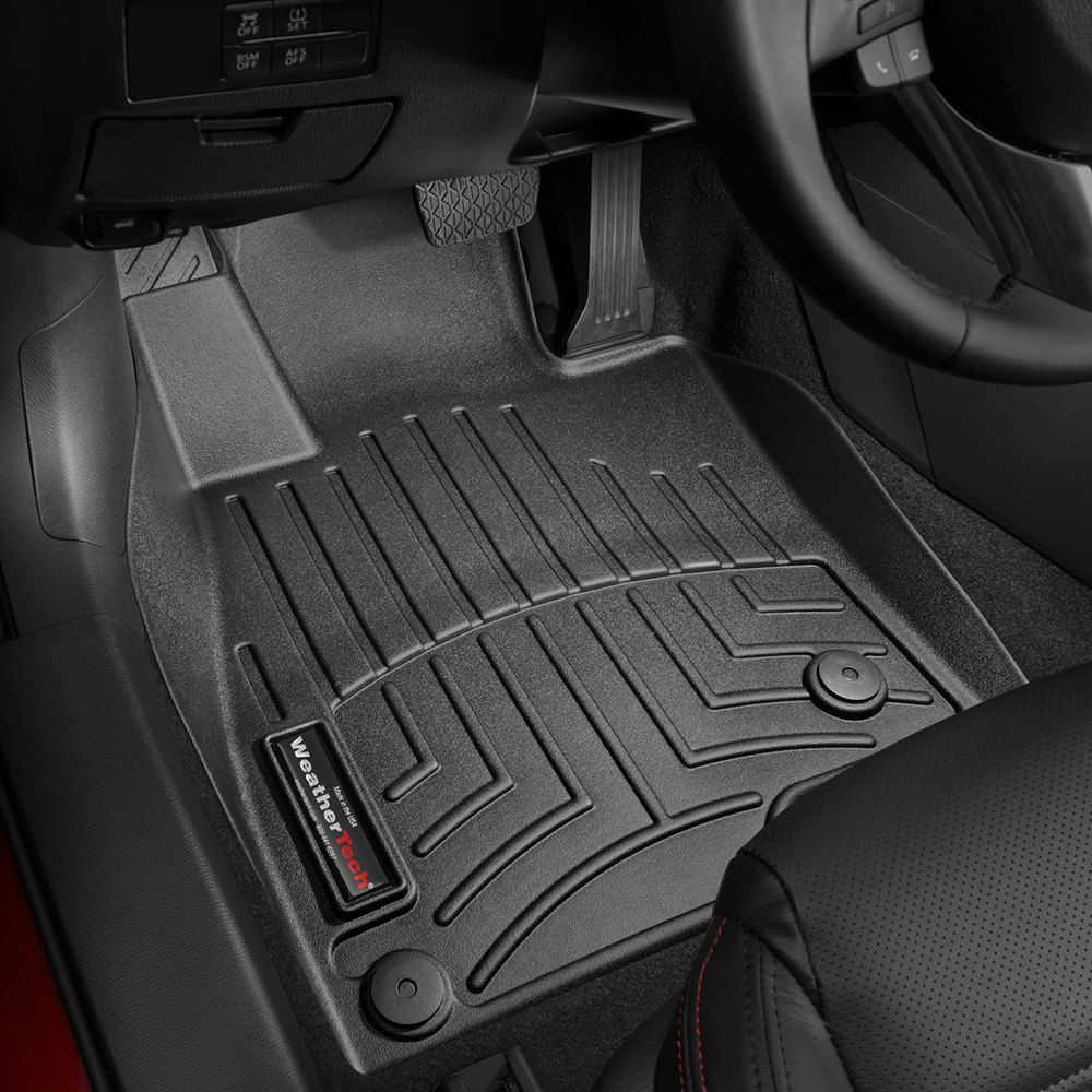 Weathertech® • 444861 • FloorLiner • Molded Floor Liners • Black • First Row