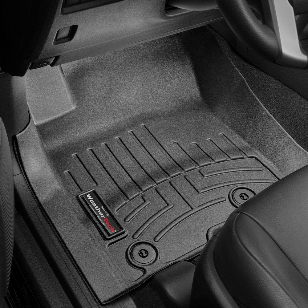 Weathertech® • 444931 • FloorLiner • Molded Floor Liners • Black • First Row • Lexus GX 14-22 / Toyota 4Runner 13-23