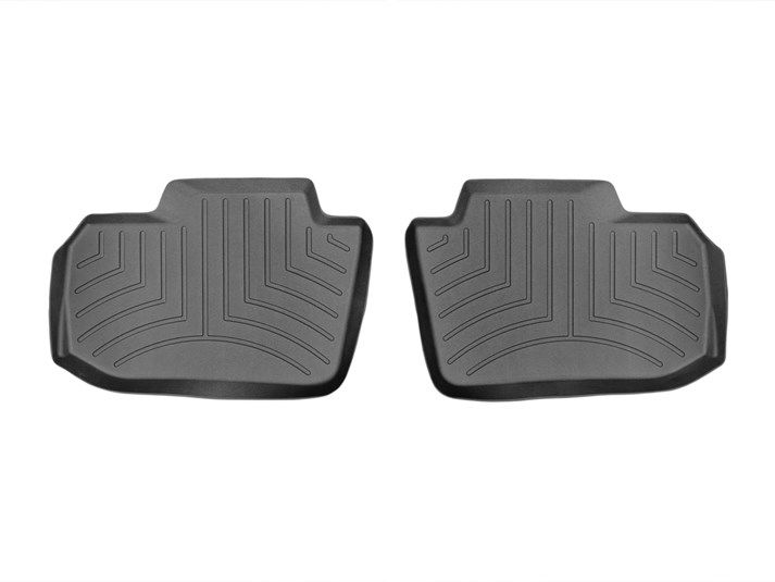 Weathertech® • 445502 • FloorLiner • Molded Floor Liners • Black • Second Row • Nissan Leaf 19-22