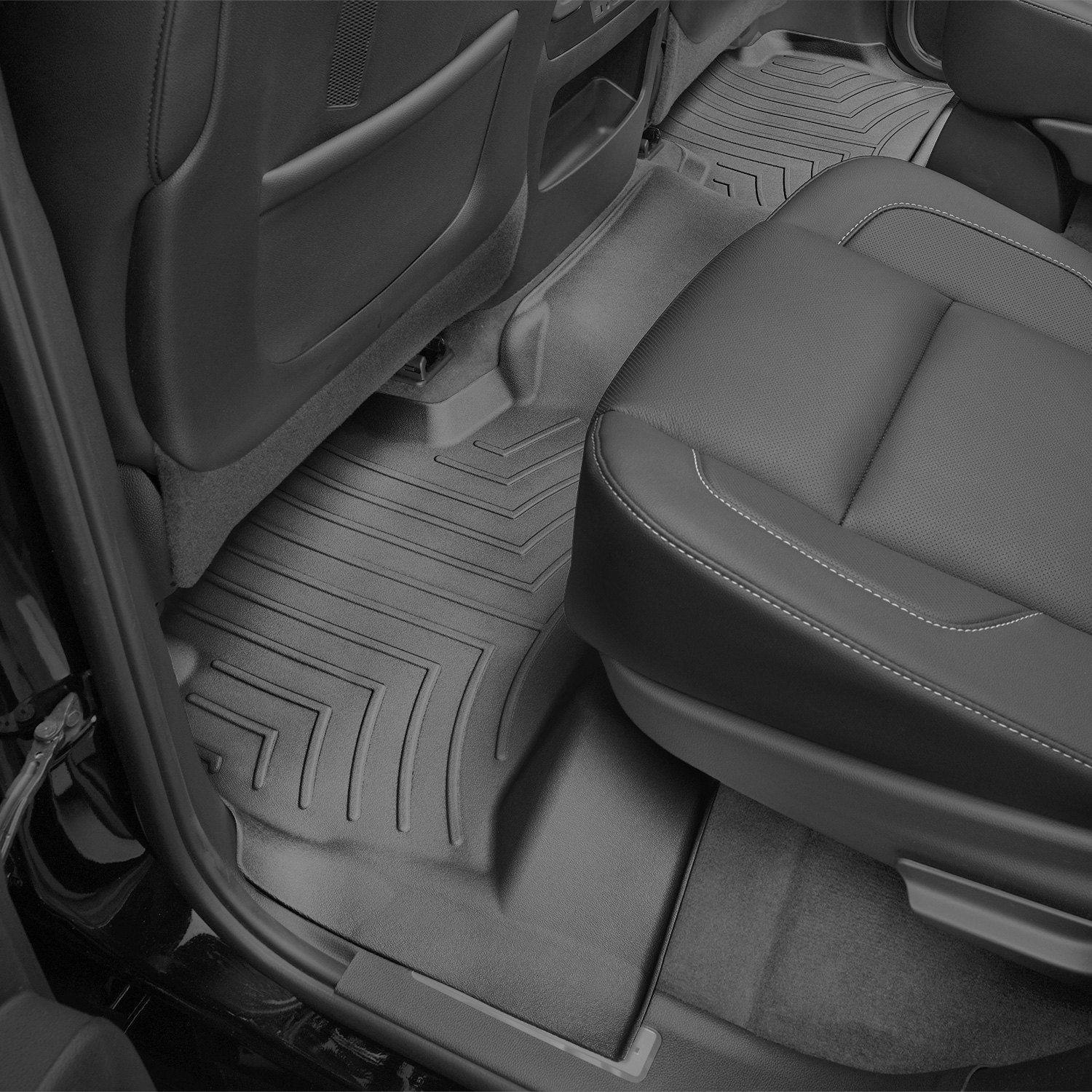 Weathertech® • 446072 • FloorLiner • Molded Floor Liners • Black • Second Row