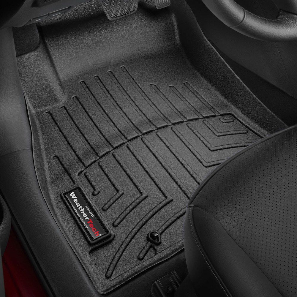 Weathertech® • 446681 • FloorLiner • Molded Floor Liners • Black • First Row