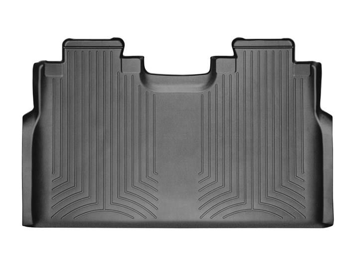 Weathertech® • 446972 • FloorLiner • Molded Floor Liners • Black • Rear • Ford F-150 Ext.Cab, Crew Cab (Carpet Floor, No Under Seat Storage) 15-23