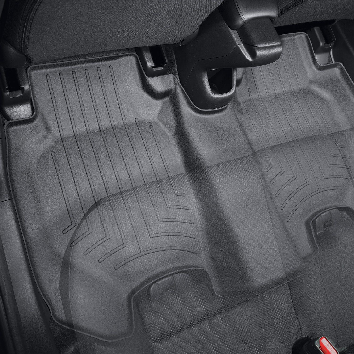 Weathertech® • 447053 • FloorLiner • Molded Floor Liners • Black • Second Row • Honda HR-V 16-22