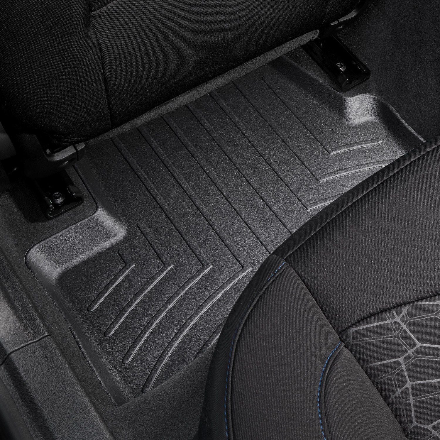 Weathertech® • 449382 • FloorLiner • Molded Floor Liners • Black • Second Row