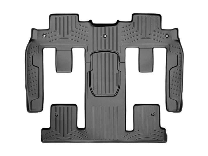 Weathertech® • 449423 • FloorLiner • Molded Floor Liners • Black • Second & Third Rows