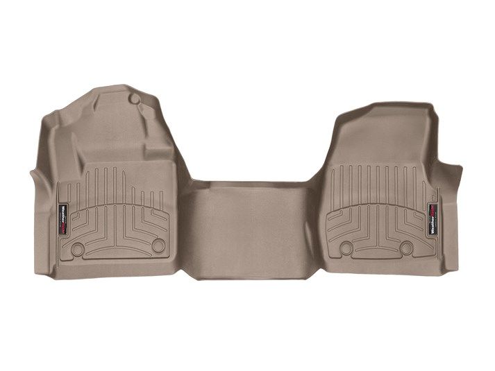 Weathertech® • 4510281 • FloorLiner • Molded Floor Liners • Tan • First Row • Ford F-250 Super Duty 17-22