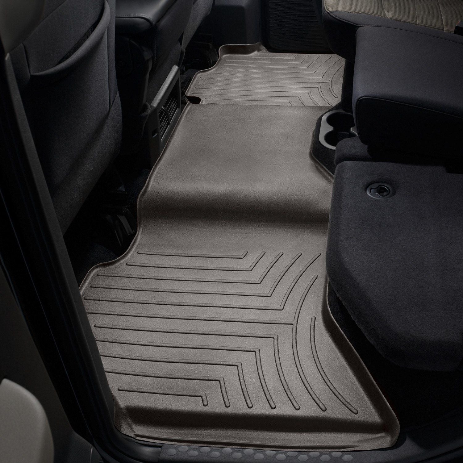 Weathertech® • 472163 • FloorLiner • Molded Floor Liners • Cocoa • Second Row • Ram 1500 Classic 19-22