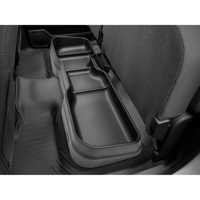 Weathertech 4S002 - Under Seat Storage System, Chevy Silverado/Sierra 1500 14-18, Chevy Silverado/Sierra 2500HD/3500HD 15-19