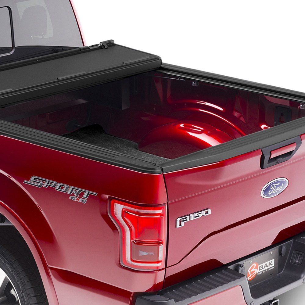 BAK® • 448339 • BakFlip MX4 • Premium Folding Tonneau Cover • Ford F-150 5'7" 21-23