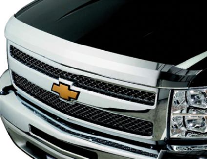 Stampede® • 2049-8 • Vigilante Premium • Chrome Hood Protector • GMC Sierra 2500/3500 11-14