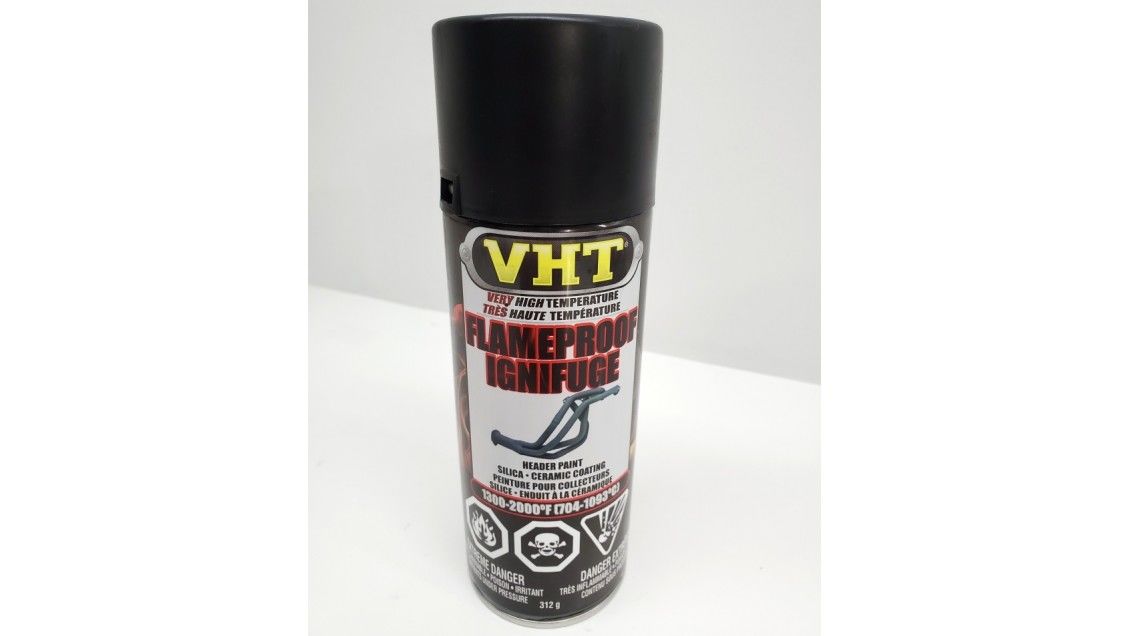 VHT CSP102 - High Temperature Flameproof Header Paint, 312g Black