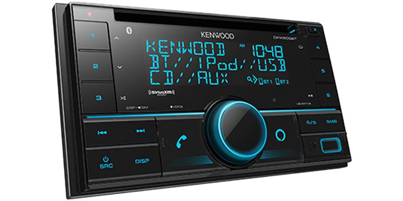 Kenwood DPX505BT - 2-Din Sized CD Receiver with Bluetooth 22W x4