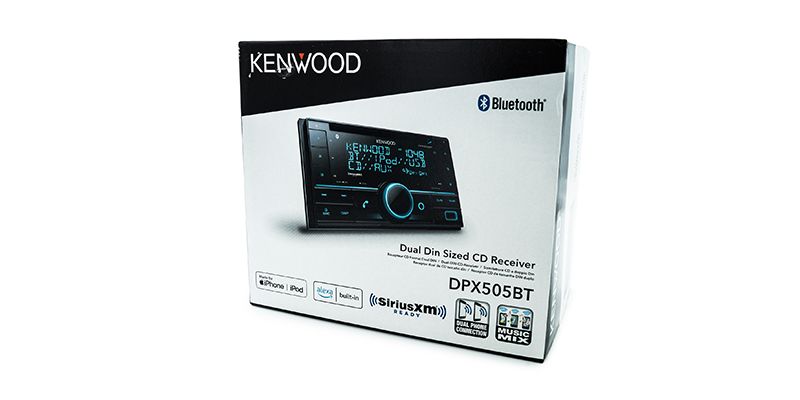 Kenwood DPX505BT - 2-Din Sized CD Receiver with Bluetooth 22W x4