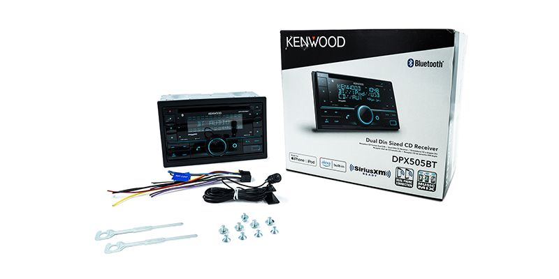 Kenwood DPX505BT - 2-Din Sized CD Receiver with Bluetooth 22W x4