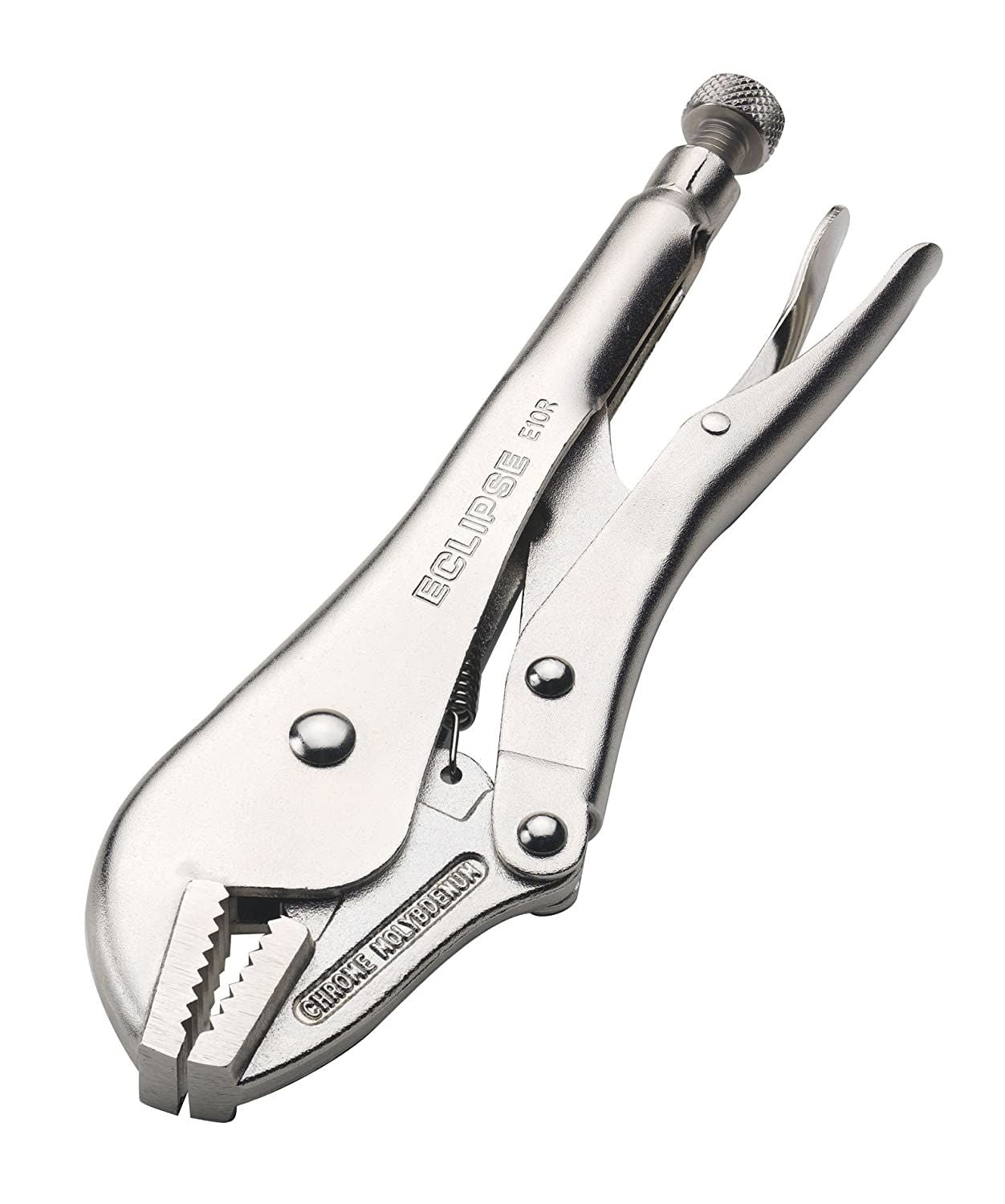 Straight Jaw Locking Pliers, Chrome Molybdenum Steel, 10" Size, 1-3/4" Jaw Capacity