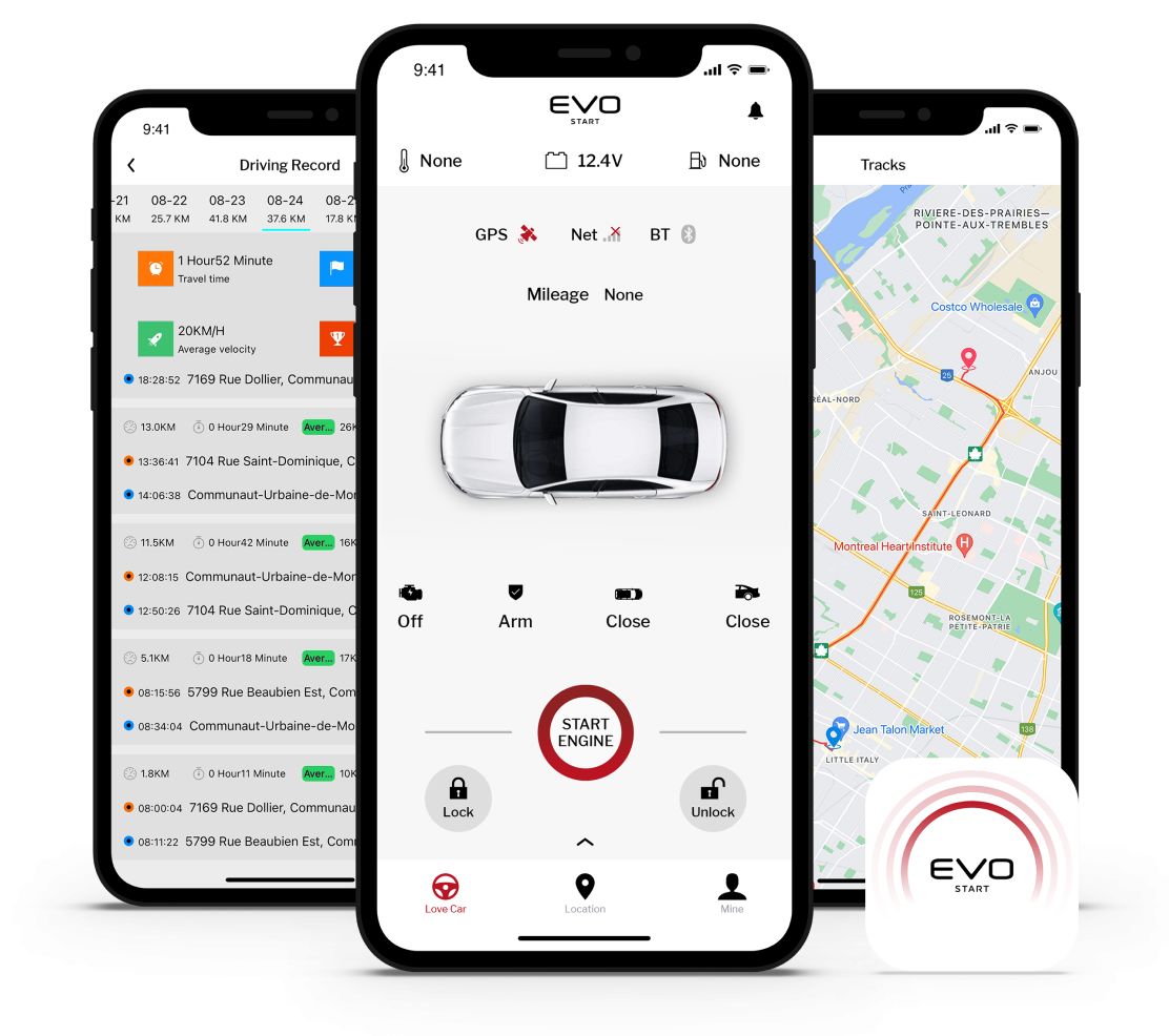 Fortin EVOSTART - Kit EVO START-LTE with connecting cable Mobile App