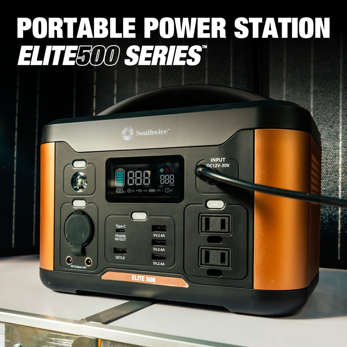 Southwire 53252 - Southwire Elite 500 Series™ Portable Power Station