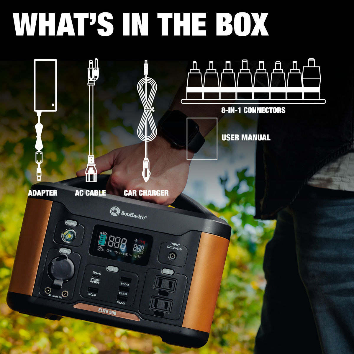 Southwire 53252 - Southwire Elite 500 Series™ Portable Power Station