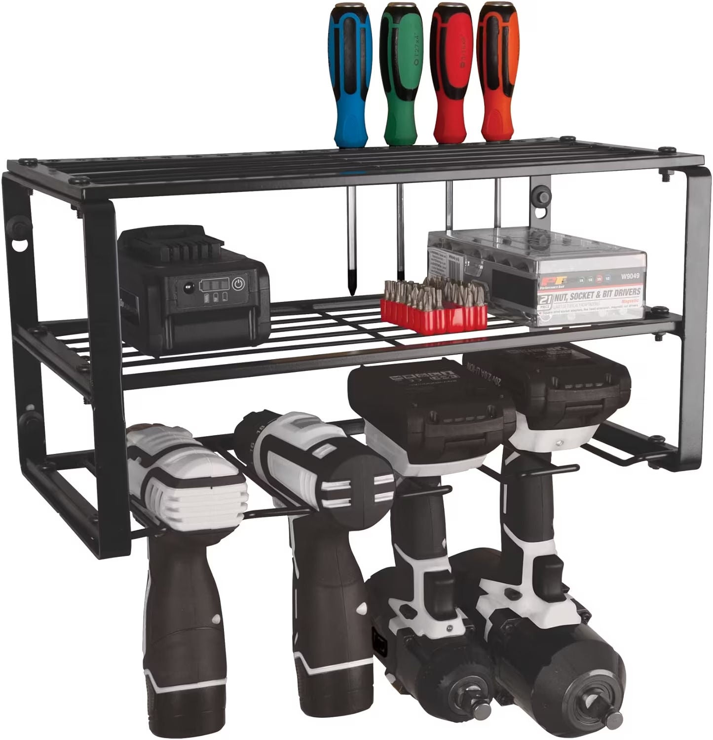 Performance Tools W7701 - 16'' Power Tool Storage Rack