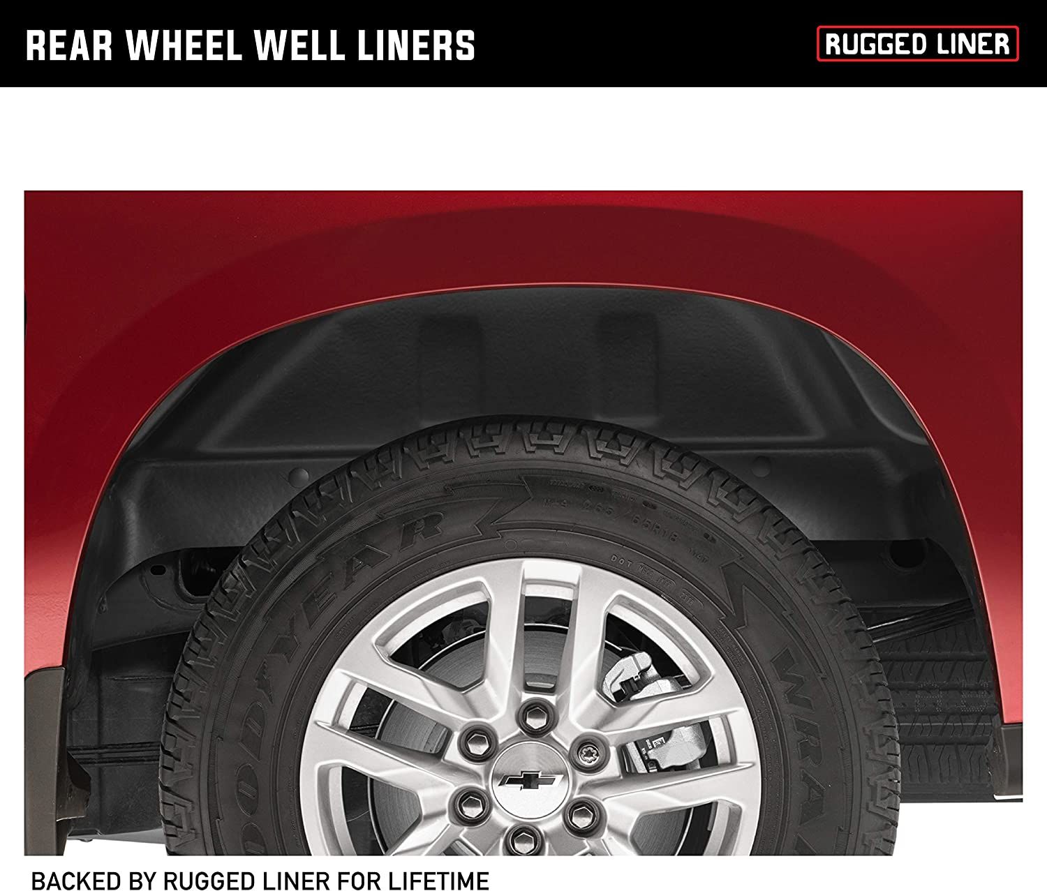 Rugged Liner WWC19 - Wheel Well Liners for Chevy Silverado 1500 19-23